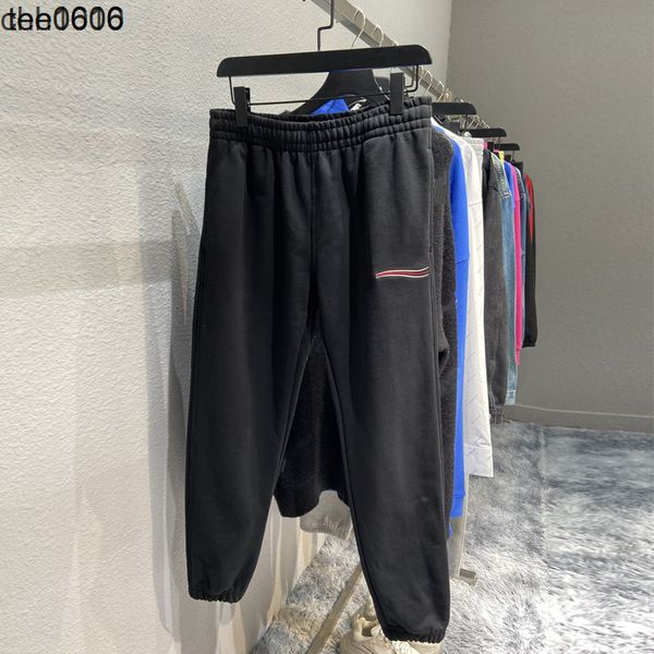 autumn and winter pants high version b family cola wave embroidery loose terry leggings men's and women's sports leisure pants bal, Black
autumn and winter pants high version b family cola wave embroidery loose terry leggings men's and women's sports leisure pants bal, Black