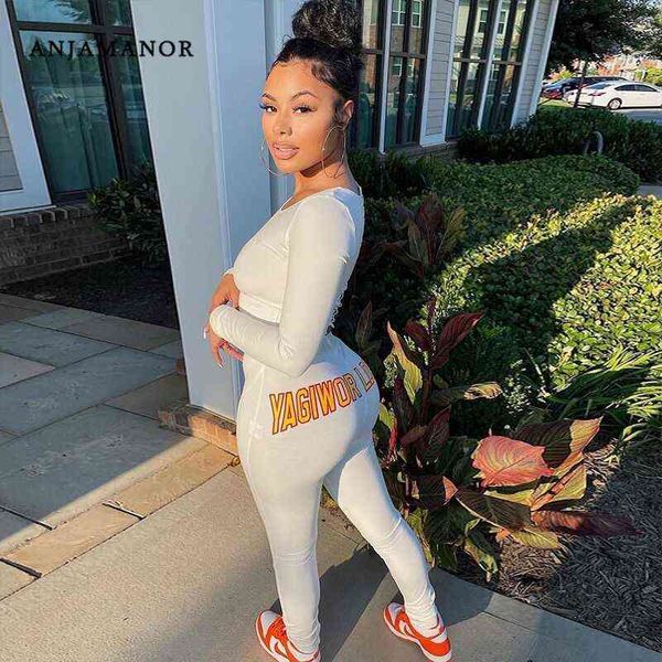 women's two piece pants anjamanor winter sports two piece set letter printed pants and bandage backless crop tracksuit atheleisure d13-, White
women's two piece pants anjamanor winter sports two piece set letter printed pants and bandage backless crop tracksuit atheleisure d13-, White