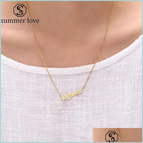 pendant necklaces stainless steel letter mama necklace mothers love pendant jewelry for moms day gifts drop deliv sport1 dhjsw, Silver
pendant necklaces stainless steel letter mama necklace mothers love pendant jewelry for moms day gifts drop deliv sport1 dhjsw, Silver