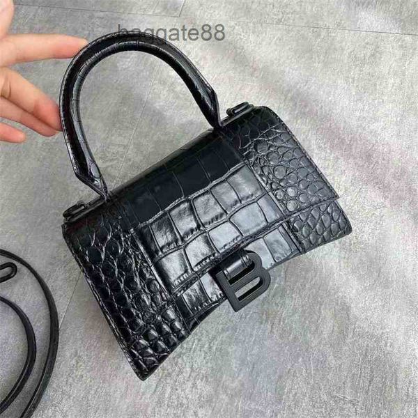 bags designer balencigass bag handbags women's 2022 family hourglass b bag leather women's kqq9