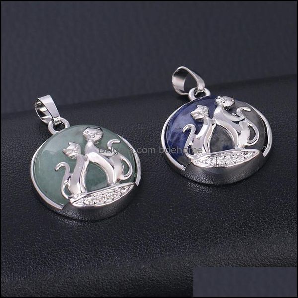 pendant necklaces cute crystal double cat play side pendant necklace natural stone moon couple jewelry gift female anima dhseller2010 dhsnq, Silver
pendant necklaces cute crystal double cat play side pendant necklace natural stone moon couple jewelry gift female anima dhseller2010 dhsnq, Silver