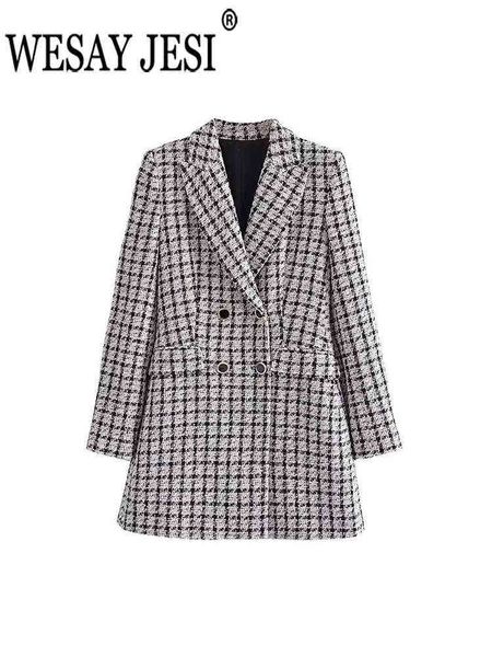 suit wesay jesi 2022 new women jacket plaid texture floating retro jacket long, White;black
suit wesay jesi 2022 new women jacket plaid texture floating retro jacket long, White;black