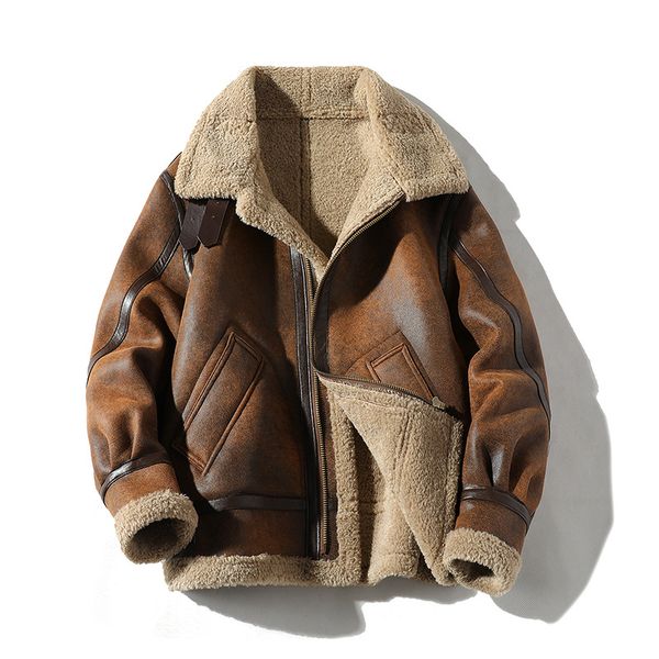 motorcycle leather jacket autumn winter mens bomber jackets casual male outwear fur thick warm windbreaker jackets man military baseball coa, Black
motorcycle leather jacket autumn winter mens bomber jackets casual male outwear fur thick warm windbreaker jackets man military baseball coa, Black