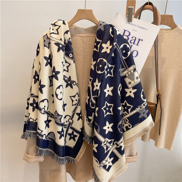 fashion paris design cashmere scarf men's and women's same brand letter scarf large shawl warm thickened wool 122x128cm, Blue;gray
fashion paris design cashmere scarf men's and women's same brand letter scarf large shawl warm thickened wool 122x128cm, Blue;gray