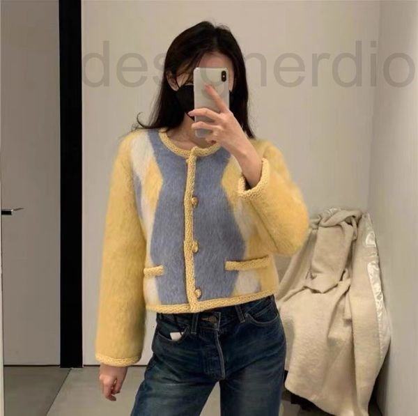 women's sweaters designer french single ce color contrast rhombus knitted cardigan women's long sleeve 2022 autumn breasted low ro, White;black
women's sweaters designer french single ce color contrast rhombus knitted cardigan women's long sleeve 2022 autumn breasted low ro, White;black
