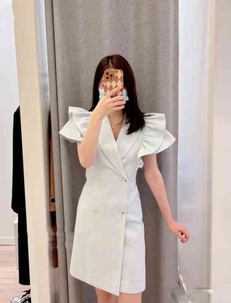 casual dresses fadan s family spring and summer design sense solid color lapel lotus leaf sleeve short skirt versatile dress, Black;gray
casual dresses fadan s family spring and summer design sense solid color lapel lotus leaf sleeve short skirt versatile dress, Black;gray