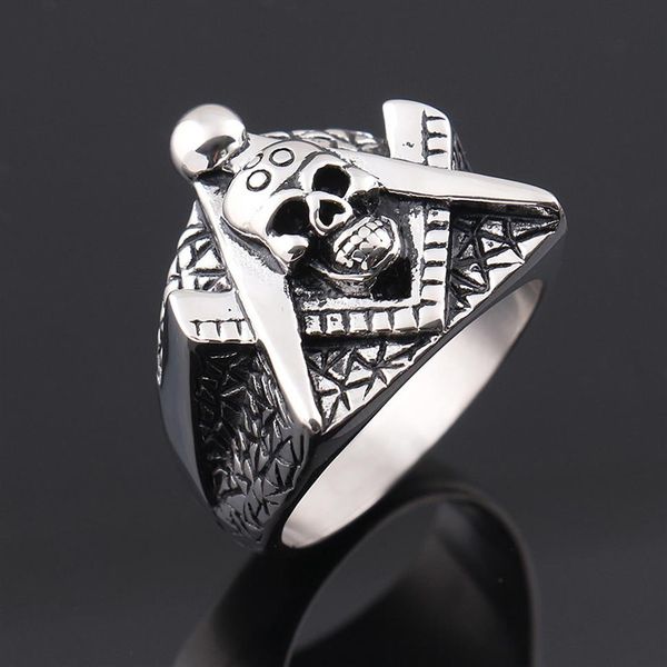 fashion silver color mens 316l stainless steel ring skull mason masonic jewelry for men307i
fashion silver color mens 316l stainless steel ring skull mason masonic jewelry for men307i