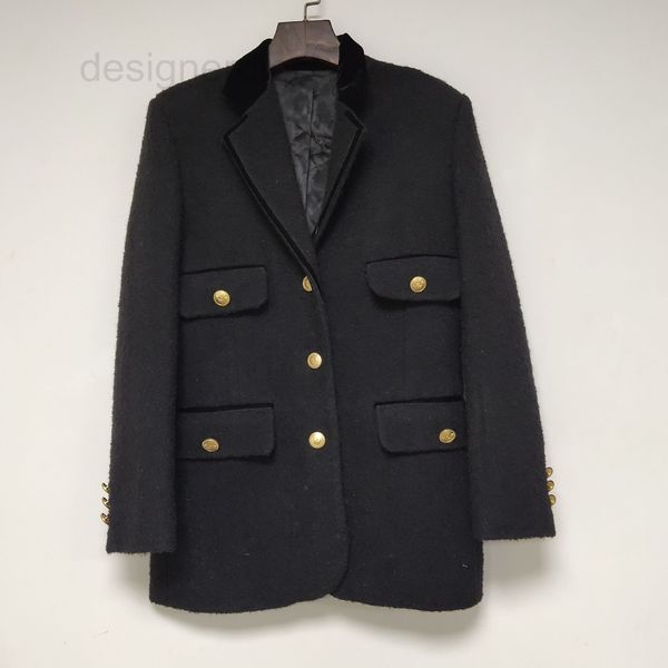 women's tracksuits designer 2021 autumn women's new loose solid tweed small fragrance single breasted coat winter nnu7, Gray
women's tracksuits designer 2021 autumn women's new loose solid tweed small fragrance single breasted coat winter nnu7, Gray