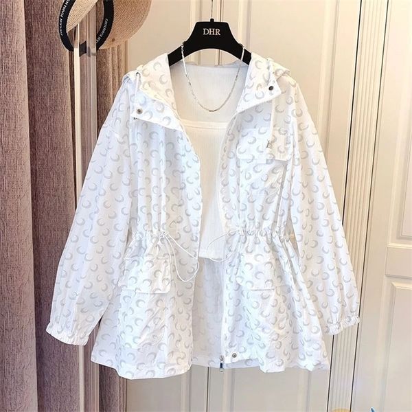 womens jackets korean print midlength sun protection clothing women cardigan jacket hooded spring summer zipper windbreaker female 220905, Black;brown
womens jackets korean print midlength sun protection clothing women cardigan jacket hooded spring summer zipper windbreaker female 220905, Black;brown