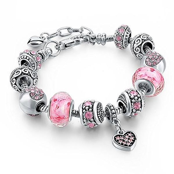 charm bracelets sier tone chain pink crystal love heart bead glass bracelet with extender 7 5add1 5 drop delivery 2022 mjfashion amq6k, Golden;silver
charm bracelets sier tone chain pink crystal love heart bead glass bracelet with extender 7 5add1 5 drop delivery 2022 mjfashion amq6k, Golden;silver