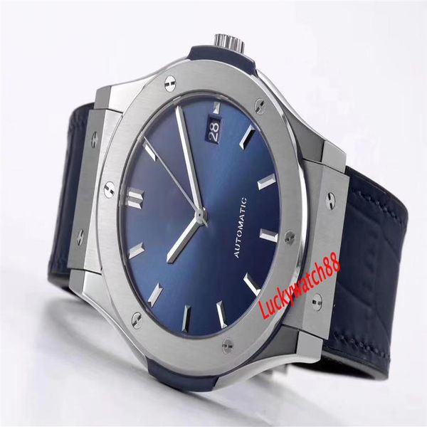 2022 whole luxury men's business watch automatic movement 904l stainless steel leather strap sapphire glass292f, Slivery;brown
2022 whole luxury men's business watch automatic movement 904l stainless steel leather strap sapphire glass292f, Slivery;brown