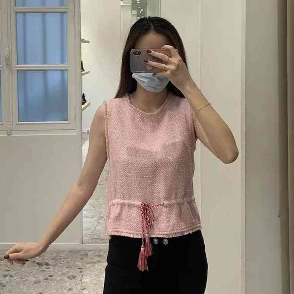 women's t-shirt fadan family spring and summer women's temperament tweed fringed pink sleeveless vest top, White
women's t-shirt fadan family spring and summer women's temperament tweed fringed pink sleeveless vest top, White