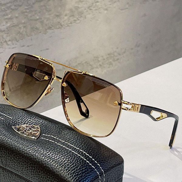 sun glasses designer sunglasses the king ii original for men famous fashionable classic retro luxury brand eyeglass fashion design, White;black 
sun glasses designer sunglasses the king ii original for men famous fashionable classic retro luxury brand eyeglass fashion design, White;black