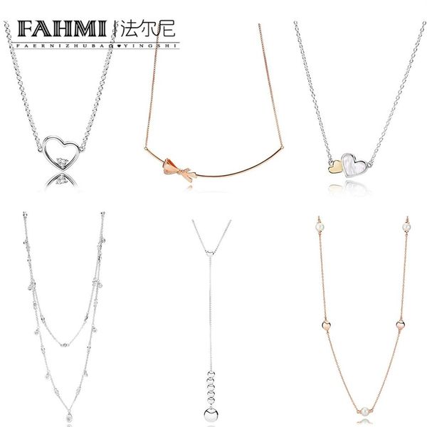 fahmi 100%925 sterling silver string charming beads contemporary pearl chandelier drops rose gold bow love heart necklace240m
fahmi 100%925 sterling silver string charming beads contemporary pearl chandelier drops rose gold bow love heart necklace240m