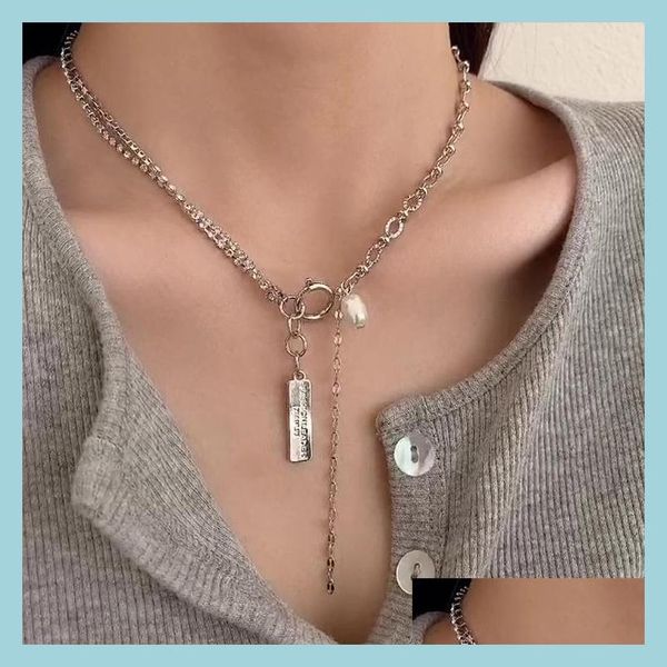 pendant necklaces pendant necklaces lady pearl necklace personality women fashion simple clavicle chain arrival jewelry drop delivery dhjcm, Silver
pendant necklaces pendant necklaces lady pearl necklace personality women fashion simple clavicle chain arrival jewelry drop delivery dhjcm, Silver