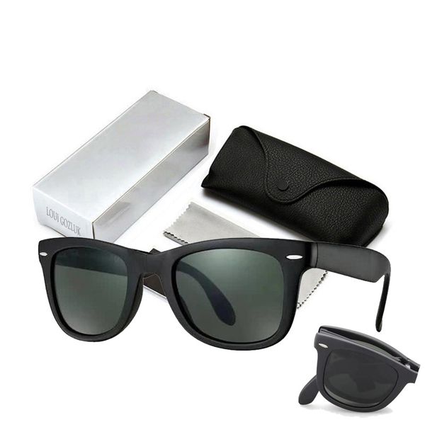 foldable rays sunglasses vintage classic ban sun glasses men shopping travel uv400 lunette de soleil femme with logo 4105g51, White;black
foldable rays sunglasses vintage classic ban sun glasses men shopping travel uv400 lunette de soleil femme with logo 4105g51, White;black