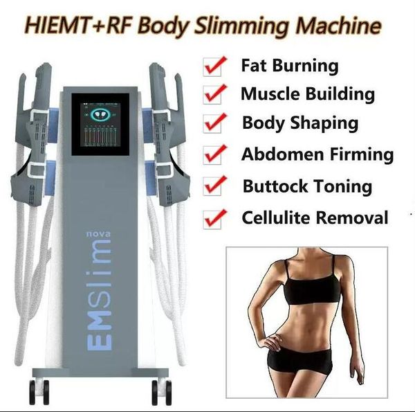 4 handles rf 12 tesla emslim slimming muscle building machine electromagnetic muscle stimulator burn fat removal device with seat for body s
4 handles rf 12 tesla emslim slimming muscle building machine electromagnetic muscle stimulator burn fat removal device with seat for body s