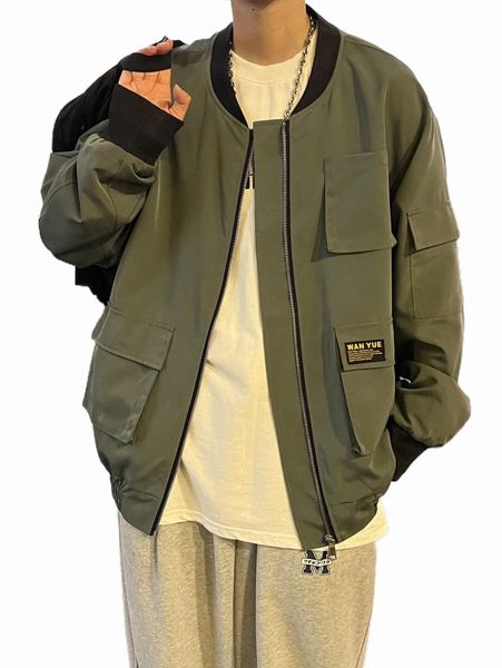 men's jackets men letter patched detail flap pocket drop shoulder bomber jacket l493#, Black;brown
men's jackets men letter patched detail flap pocket drop shoulder bomber jacket l493#, Black;brown
