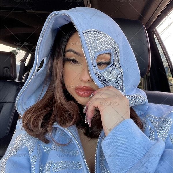 men's hoodies sweatshirts womens y2k fashion skull zip up grunge women's oversized sweatshirt punk harajuku long sleeve outerwear, Black
men's hoodies sweatshirts womens y2k fashion skull zip up grunge women's oversized sweatshirt punk harajuku long sleeve outerwear, Black