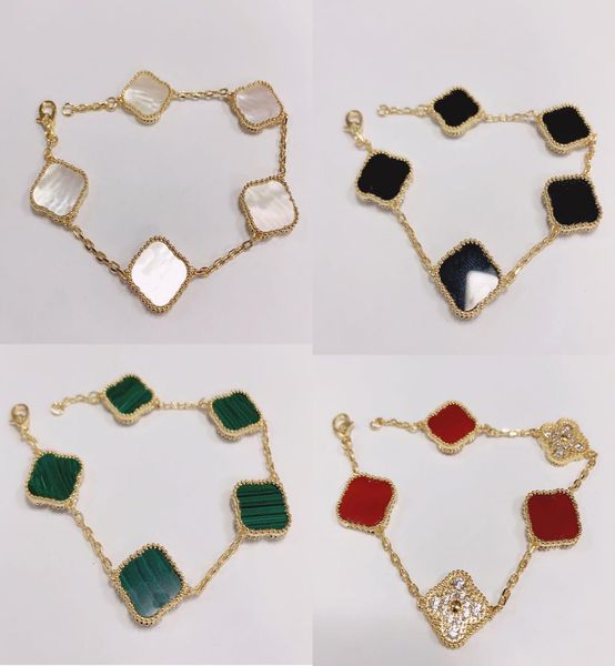 fashion designer clover bracelets charm bracelet love bangle party wedding, Golden;silver
fashion designer clover bracelets charm bracelet love bangle party wedding, Golden;silver