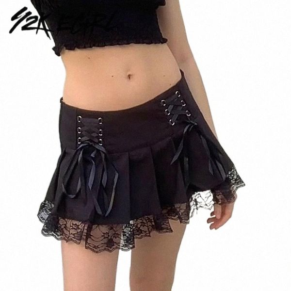 skirts gothic low waist lace up pleated skirts 2000s aesthetics patchwork a-line mini autumn party black bottoms q5dc#
skirts gothic low waist lace up pleated skirts 2000s aesthetics patchwork a-line mini autumn party black bottoms q5dc#