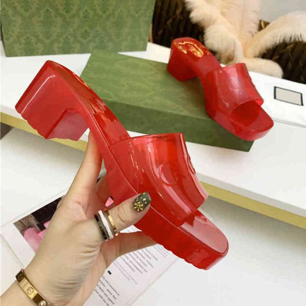 70% off designer women's luxury slippers drag rubber transparent letter wear the korean heel thick bottom lazy jelly, Black
70% off designer women's luxury slippers drag rubber transparent letter wear the korean heel thick bottom lazy jelly, Black