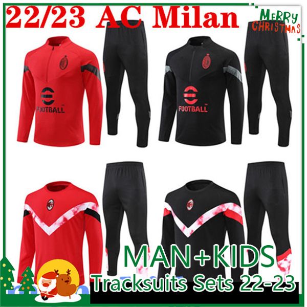 2022 2023 soccer tracksuits sets men and kids 22 23 maillot de foot milans football tracksuit ac training suit ibrahimovic soccer milano jac, Black
2022 2023 soccer tracksuits sets men and kids 22 23 maillot de foot milans football tracksuit ac training suit ibrahimovic soccer milano jac, Black