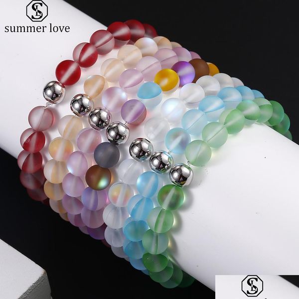 beaded strands 8mm dl polish frosted crystal glass flash stone bead bracelet for women men mticolor moonstone strand beads nanashop dhuw6, Black
beaded strands 8mm dl polish frosted crystal glass flash stone bead bracelet for women men mticolor moonstone strand beads nanashop dhuw6, Black