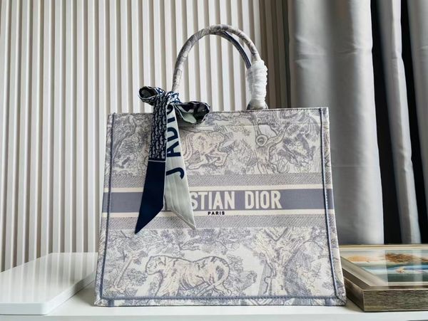 dior bag designer embroidery book tote handbag printed embroidery with dust bags and silk scarf
