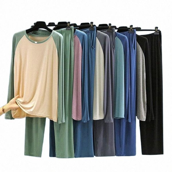 men's sleepwear men's sleepwear autumn pajamas sets home clothes two-piece suit sleep wear casual loose plus size with wide leg p, Black;brown
men's sleepwear men's sleepwear autumn pajamas sets home clothes two-piece suit sleep wear casual loose plus size with wide leg p, Black;brown