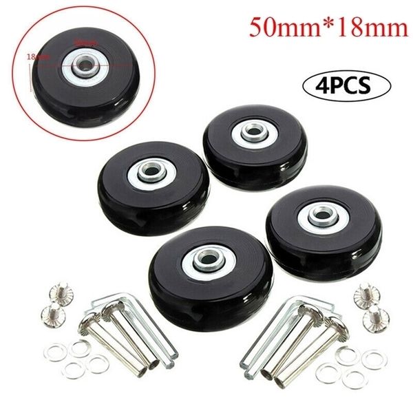 bag parts accessories 4pcs flexible luggage wheel practical replacement roller screw durable silent with repair tool travel solid suitcase 2, Black
bag parts accessories 4pcs flexible luggage wheel practical replacement roller screw durable silent with repair tool travel solid suitcase 2, Black