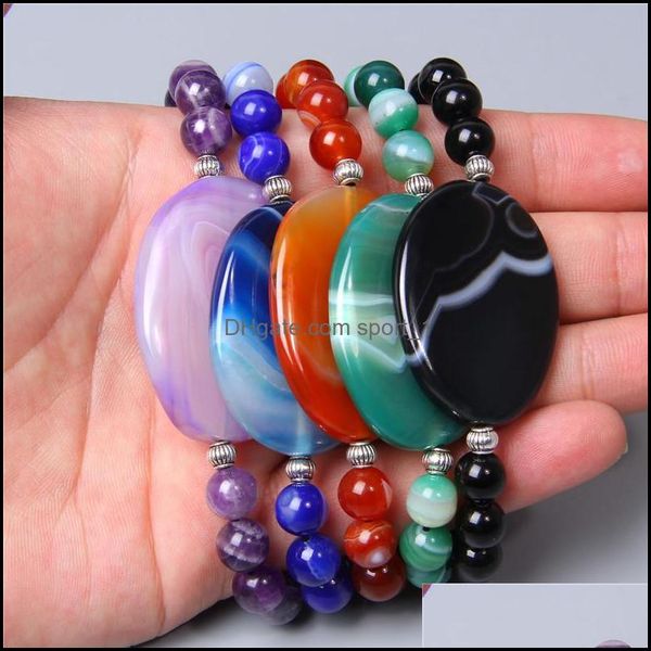 charm bracelets green blue orange purple stripe agate charms stone beads bracelet lover handmade women energy stones couple bangles b dhu1e, Golden;silver
charm bracelets green blue orange purple stripe agate charms stone beads bracelet lover handmade women energy stones couple bangles b dhu1e, Golden;silver