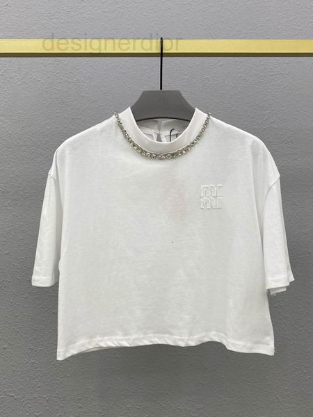 women's hoodies & sweatshirts designer 22 summer new heavy industry collar rhinestone decoration short sleeve t-shirt fashionable simpl, Black
women's hoodies & sweatshirts designer 22 summer new heavy industry collar rhinestone decoration short sleeve t-shirt fashionable simpl, Black