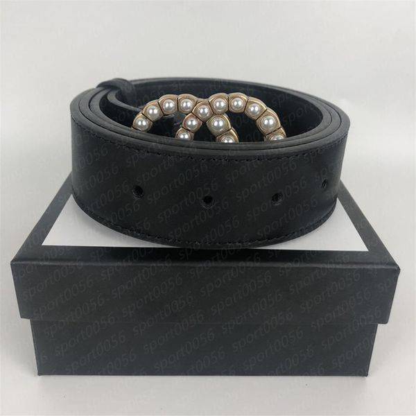 women men designers belts leather black classic casual womens mens pearl buckle belt ceinture width 3 8cm with box296e, Black;brown
women men designers belts leather black classic casual womens mens pearl buckle belt ceinture width 3 8cm with box296e, Black;brown