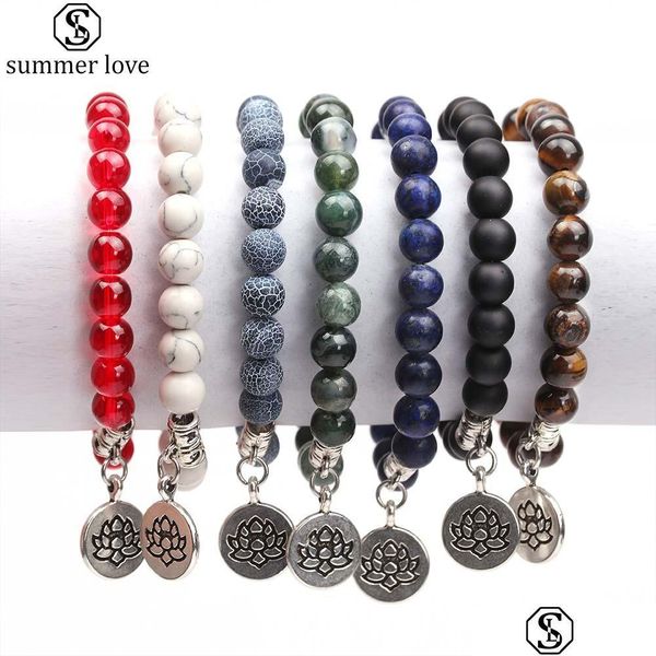 beaded strands handmade 8mm nature stone beads lotus charm bracelet for women men delicate tiger eye quartz jewelry gift d mjfashion dhtp7, Black
beaded strands handmade 8mm nature stone beads lotus charm bracelet for women men delicate tiger eye quartz jewelry gift d mjfashion dhtp7, Black