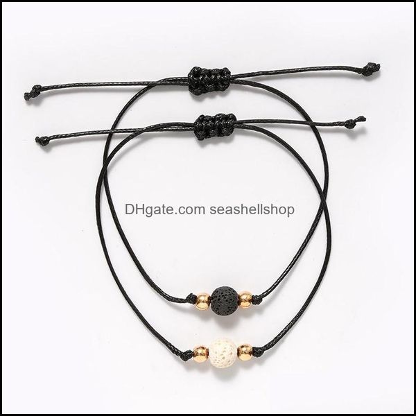 beaded strands black white lava stone strand bracelet lover couple friendship bracelets adjustable rope essential oil d dhseller2010 dhph5
beaded strands black white lava stone strand bracelet lover couple friendship bracelets adjustable rope essential oil d dhseller2010 dhph5