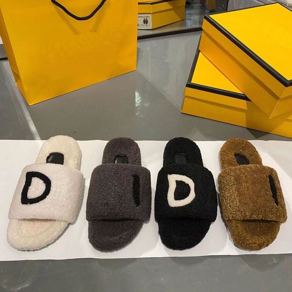 2022 designer womens wool slides slippers luxury designers winter fur fluffy furry warm letters classic sandals furry thick sole thermal sli, Black
2022 designer womens wool slides slippers luxury designers winter fur fluffy furry warm letters classic sandals furry thick sole thermal sli, Black