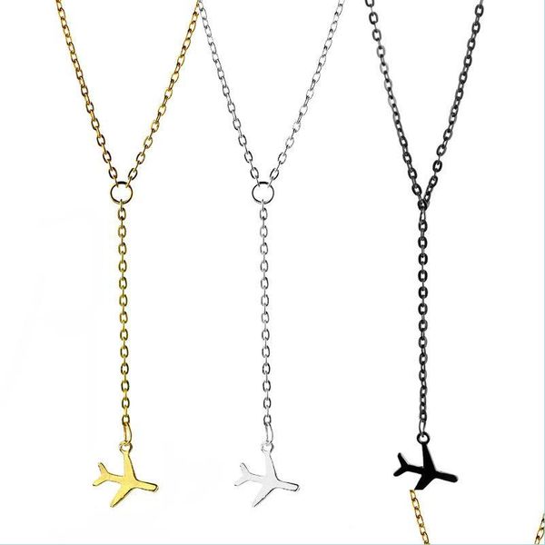 pendant necklaces gold sier black y shape chain necklace for women plane airplane pendant layered tiny dainty jewelry clavic sexyhanz dhv6z, Silver
pendant necklaces gold sier black y shape chain necklace for women plane airplane pendant layered tiny dainty jewelry clavic sexyhanz dhv6z, Silver