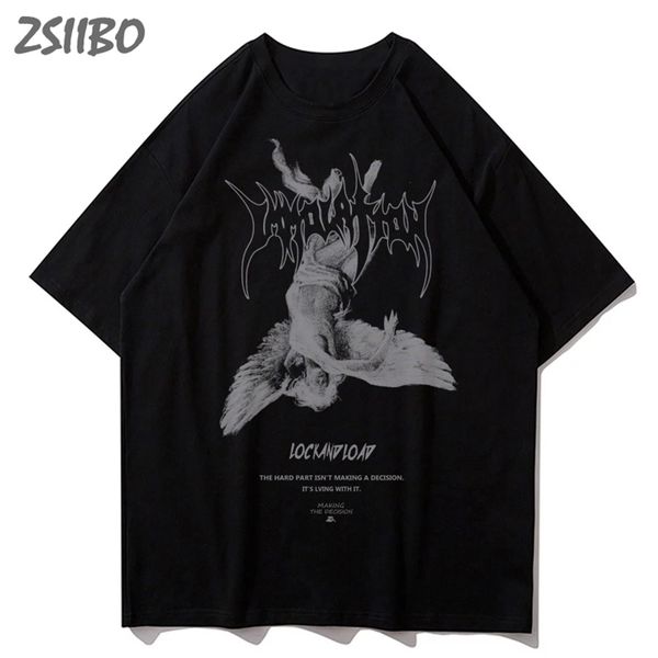 men's t shirts harajuku art fallen angel mens t-shirt summer cool hip hop funny printed tshirt casual t shirt streetwear 220905, White;black
men's t shirts harajuku art fallen angel mens t-shirt summer cool hip hop funny printed tshirt casual t shirt streetwear 220905, White;black