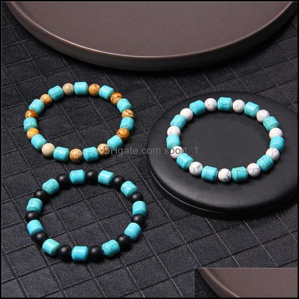 charm bracelets tube turquoises stone beads blue charm bracelet for women men lucky energy jewelry gifts drop delivery 2021 bracelets dhlba, Golden;silver
charm bracelets tube turquoises stone beads blue charm bracelet for women men lucky energy jewelry gifts drop delivery 2021 bracelets dhlba, Golden;silver