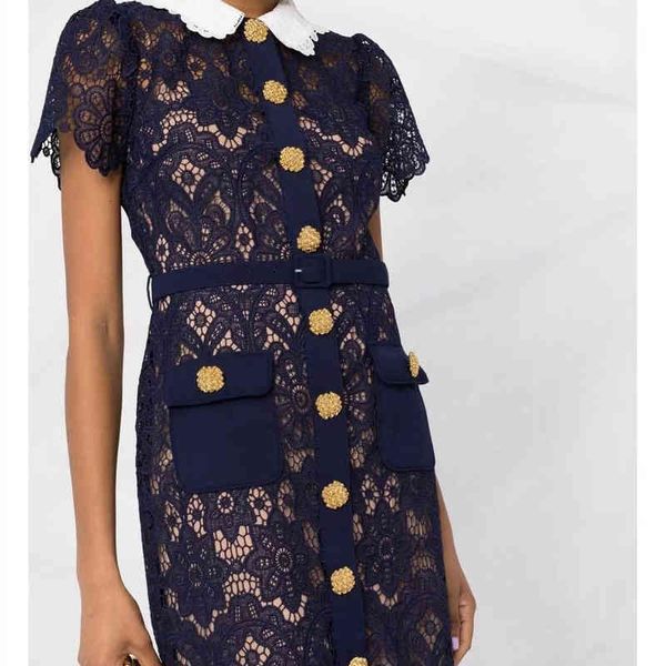 casual dresses fadan sp's year summer metal breasted heavy industry baby collar embroidered flower lace jumpsuit long shirt, Black;gray
casual dresses fadan sp's year summer metal breasted heavy industry baby collar embroidered flower lace jumpsuit long shirt, Black;gray