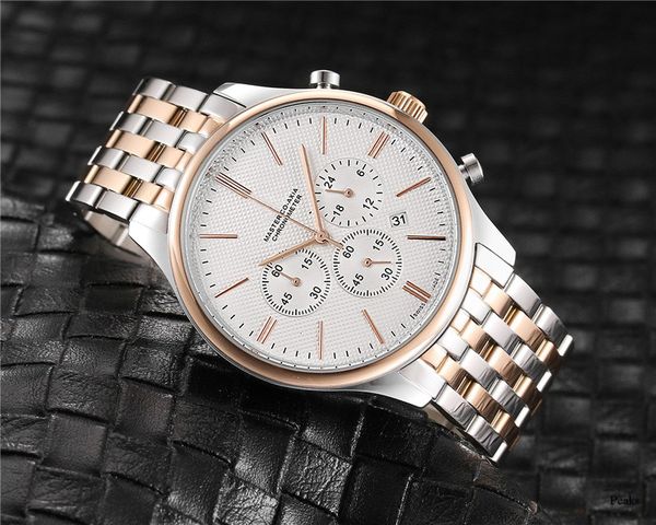 2022 new selling men's watch with quartz movement features full display of calendar steel or belt, Slivery;brown
2022 new selling men's watch with quartz movement features full display of calendar steel or belt, Slivery;brown