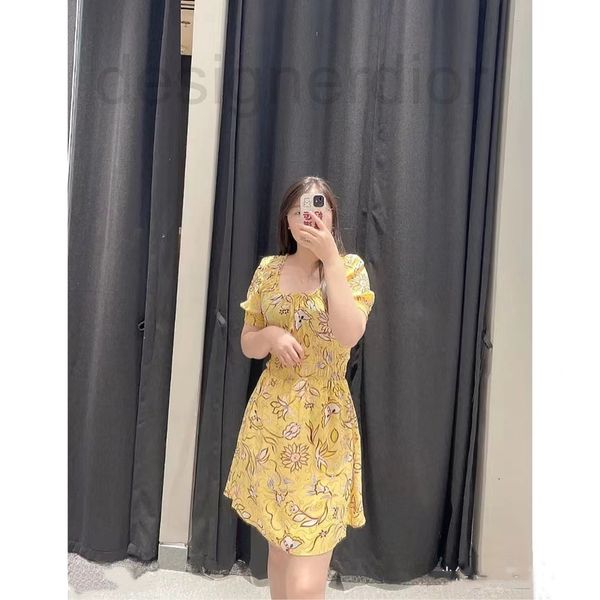 casual dresses designer fadan tk's new french printed short sleeve yellow flower waist closed doll dress in spring and summer 2022 2trg, Black;gray
casual dresses designer fadan tk's new french printed short sleeve yellow flower waist closed doll dress in spring and summer 2022 2trg, Black;gray
