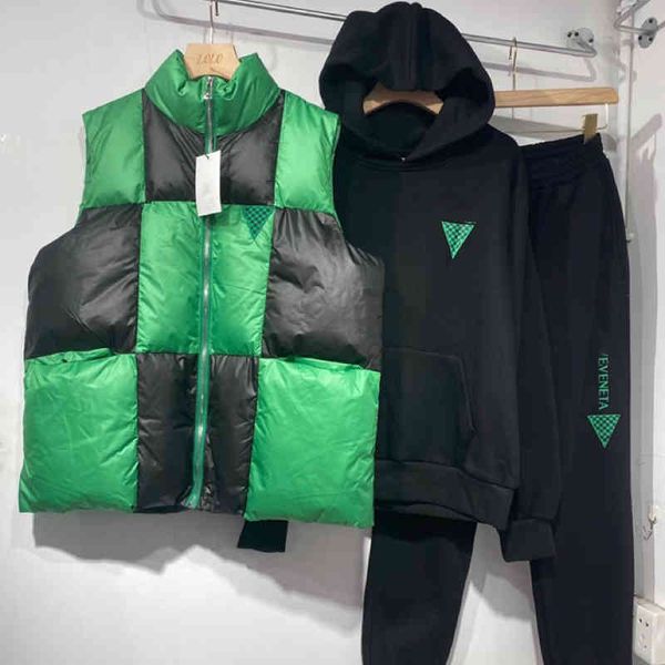 autumn tracksuits women bv green checkerboard vest coat three piece pullover hoodie sweatpants designer fashion suit men's women's, Gray
autumn tracksuits women bv green checkerboard vest coat three piece pullover hoodie sweatpants designer fashion suit men's women's, Gray