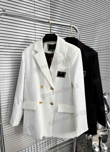 womens jacket designer customized co-branded blazer fashion classic pattern lining loose lapels double-breasted buttons jackets women clothi, Black;brown
womens jacket designer customized co-branded blazer fashion classic pattern lining loose lapels double-breasted buttons jackets women clothi, Black;brown
