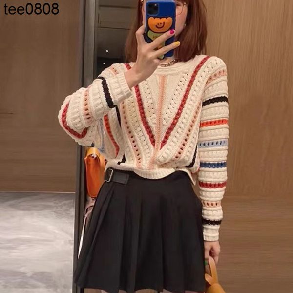 french single sweater celinss home rainbow thick needle sweater for women in autumn and winter crocheted hollow stripe sweater contrast shor, White;black
french single sweater celinss home rainbow thick needle sweater for women in autumn and winter crocheted hollow stripe sweater contrast shor, White;black