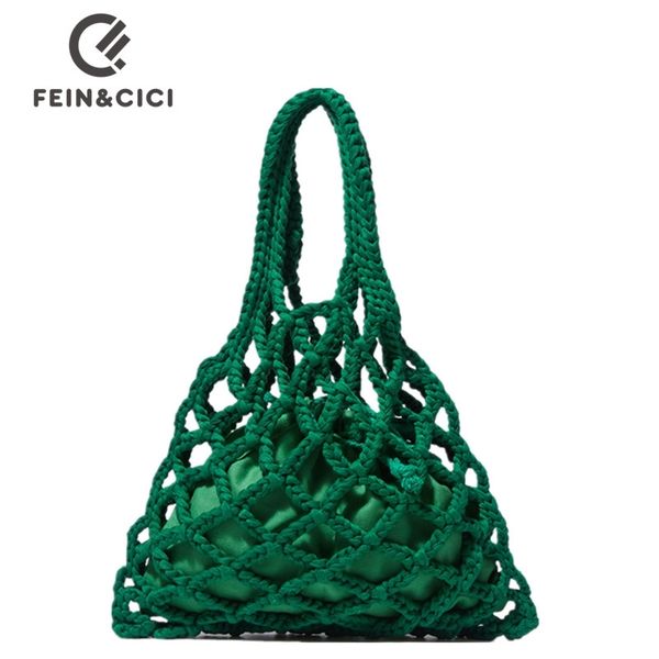 evening bags designer braided crochet net bag women casual summer woven beach bucket tote purse green khaki black color 220905
evening bags designer braided crochet net bag women casual summer woven beach bucket tote purse green khaki black color 220905
