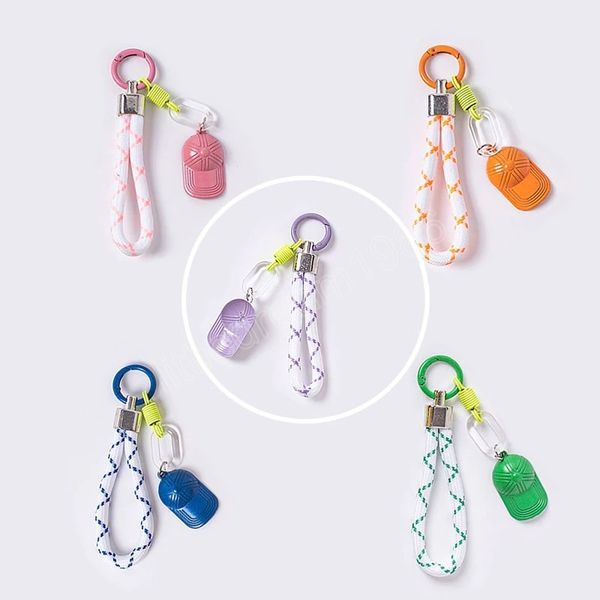 creative baseball cap keychain carabiner key ring phone case hanging cord bag backpack pendant accessorie jewelry, Silver
creative baseball cap keychain carabiner key ring phone case hanging cord bag backpack pendant accessorie jewelry, Silver