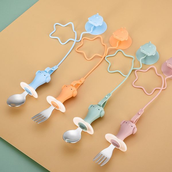 cups dishes utensils baby spoon forks chains set food grade silicone infant eating tableware anti drop toys child training cutlery 220906
cups dishes utensils baby spoon forks chains set food grade silicone infant eating tableware anti drop toys child training cutlery 220906