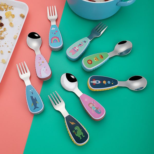 cups dishes utensils cartoon tableware set food training spoon dessert for children feeding fork baby gadgets children s cutlery kids 220906
cups dishes utensils cartoon tableware set food training spoon dessert for children feeding fork baby gadgets children s cutlery kids 220906